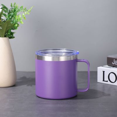 14 oz de taza aislada de café con tapa deslizante