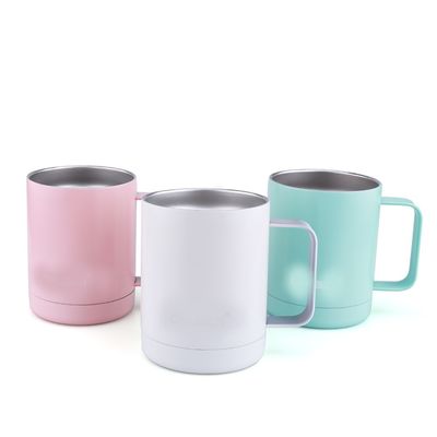 tazas de café del acero inoxidable 10oz con las tapas, OEM aislado café de la taza dado la bienvenida