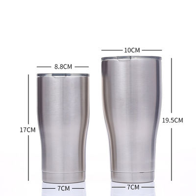el acero inoxidable de 600ml 900ml aisló la taza de cerveza de consumición segura del vaso 20oz