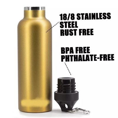 botella aislada ancha del acero inoxidable de la boca 1000ml que guarda el frío caliente de la bebida por 24 horas