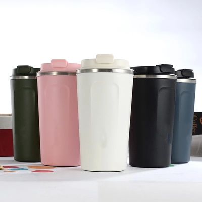 la taza del acero inoxidable del diseño del cuerpo del estrecho 17oz, café aisló la tapa hermética de la taza