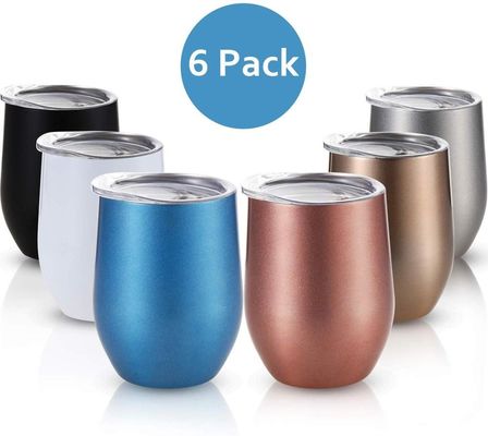 El viaje amistoso inoxidable sin pie de la taza de café del acero 9oz 12oz Eco aisló la taza