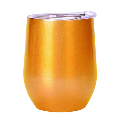 El viaje amistoso inoxidable sin pie de la taza de café del acero 9oz 12oz Eco aisló la taza