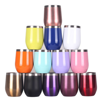 vacío de la taza de café del acero inoxidable de la capacidad 12oz aislado con los logotipos calientes de la transferencia