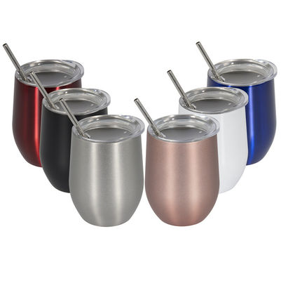 vacío de la taza de café del acero inoxidable de la capacidad 12oz aislado con los logotipos calientes de la transferencia