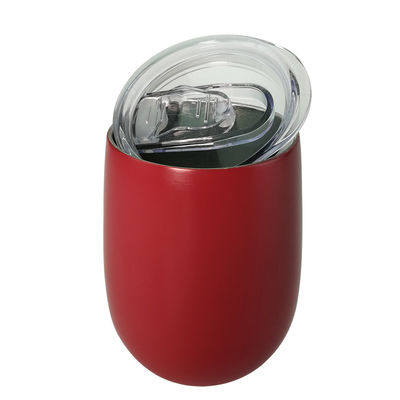 la taza del acero inoxidable de 360ml 480ml con la tapa, café aisló la impresión roja de la taza