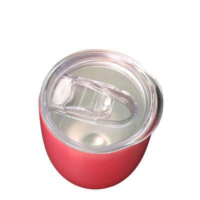la taza del acero inoxidable de 360ml 480ml con la tapa, café aisló la impresión roja de la taza