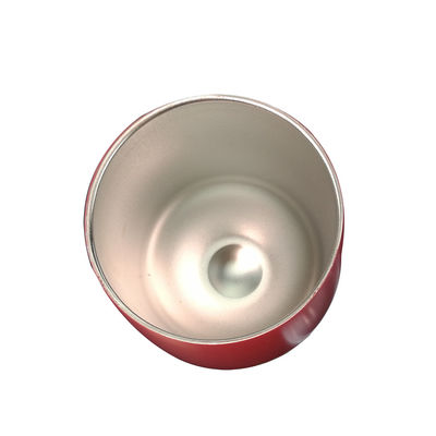 la taza del acero inoxidable de 360ml 480ml con la tapa, café aisló la impresión roja de la taza