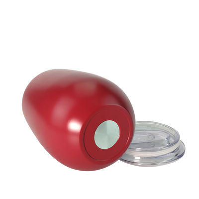 la taza del acero inoxidable de 360ml 480ml con la tapa, café aisló la impresión roja de la taza