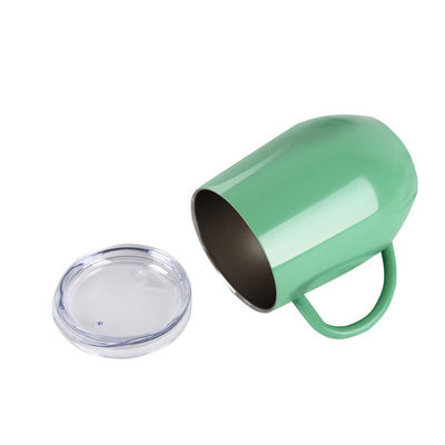 vaso del café de la cáscara de huevo del frasco de vacío del acero inoxidable de la pared del doble 12oz