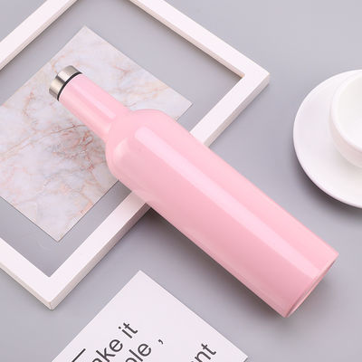 Materiales amistosos aislados rosados atractivos de Eco de la botella del acero inoxidable del color