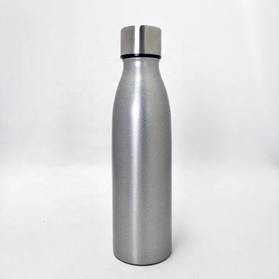 la botella inoxidable de los deportes del color de la naturaleza 17oz, botella de los deportes del vacío con surge la tapa