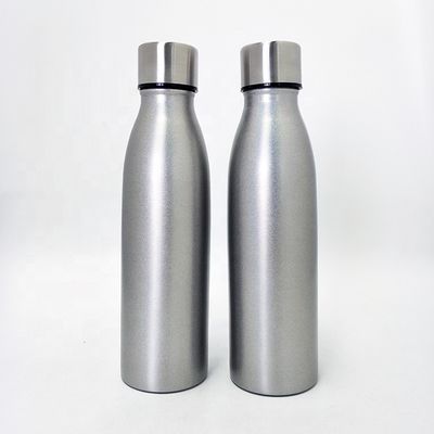 la botella inoxidable de los deportes del color de la naturaleza 17oz, botella de los deportes del vacío con surge la tapa