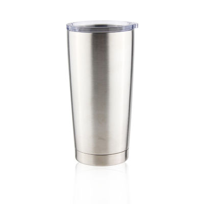 304 vasos del acero inoxidable, base fácil del apretón de la taza de café del acero inoxidable