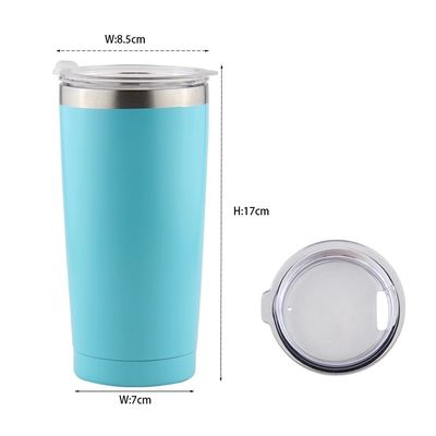 304 vasos del acero inoxidable, base fácil del apretón de la taza de café del acero inoxidable