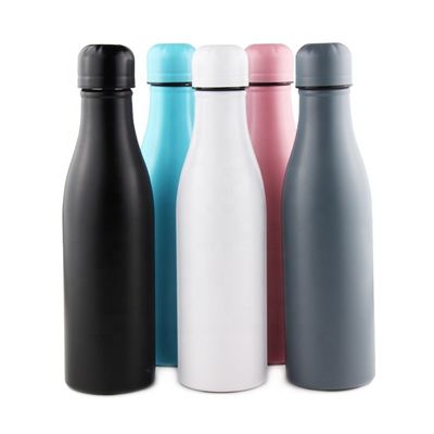 impresión modificada para requisitos particulares botella aislada del logotipo del acero inoxidable del volumen 500ml