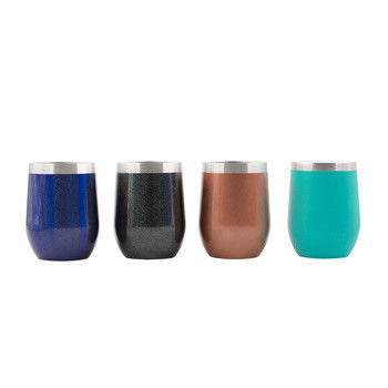 Copas de vino multi 10oz/12oz del acero inoxidable de los colores para las actividades al aire libre
