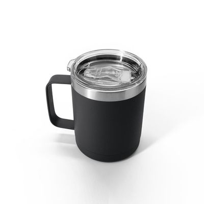 El vacío negro/blanco aisló el vaso, taza del vino del acero inoxidable 10oz 304