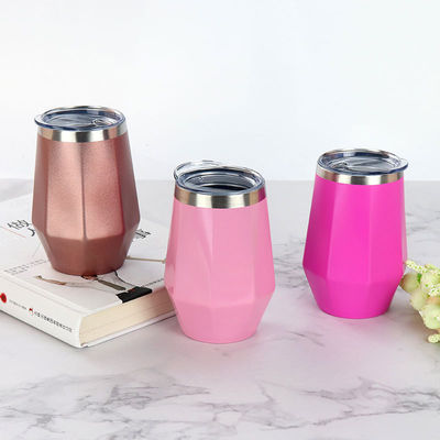 tazas del vaso del acero inoxidable 12oz, curso de la vida largo coloreado de los vasos del acero inoxidable