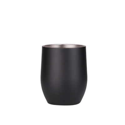 Vaso seguro del vino del acero inoxidable del contacto de la comida, vaso doble del acero inoxidable de la pared 10oz