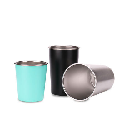 Taza de un sólo recinto revestida de la pinta del metal de la botella de agua del acero inoxidable del polvo irrompible