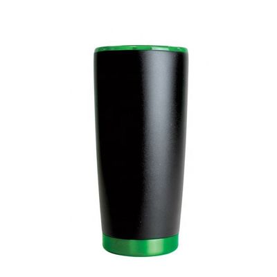 botella de vacío promocional de los vasos del acero inoxidable de 20oz 30oz con la base del oro