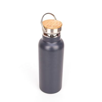 500ml 17oz personalizó el polvo gris aislado de la botella de agua que cubría el tamaño de los 7.8*23cm