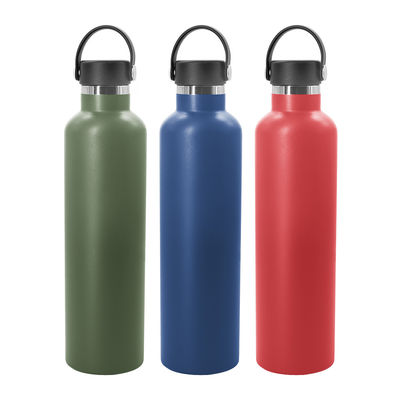 el vacío de 18oz 21oz 24oz aisló la botella, logotipo de grabación en relieve del frasco estrecho de la boca