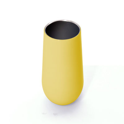 18/8 acero inoxidable de la pared doble aisló las flautas del vaso 6oz champán