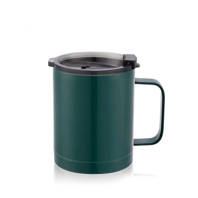 taza de café aislada aduana creativa del acero inoxidable 350ml con la tapa plástica