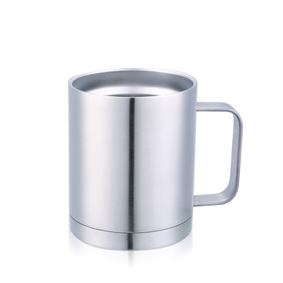 taza de café aislada aduana creativa del acero inoxidable 350ml con la tapa plástica
