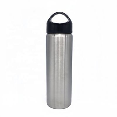 los deportes del acero inoxidable 12oz/17oz/20oz/25oz embotellan la boca ancha con el casquillo del lazo