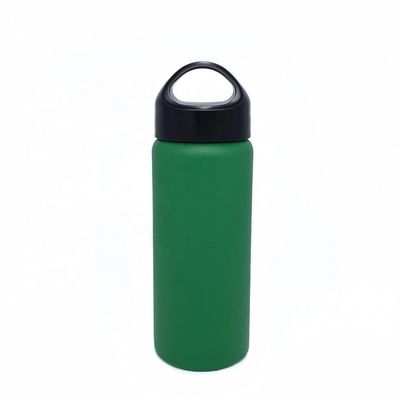 los deportes del acero inoxidable 12oz/17oz/20oz/25oz embotellan la boca ancha con el casquillo del lazo